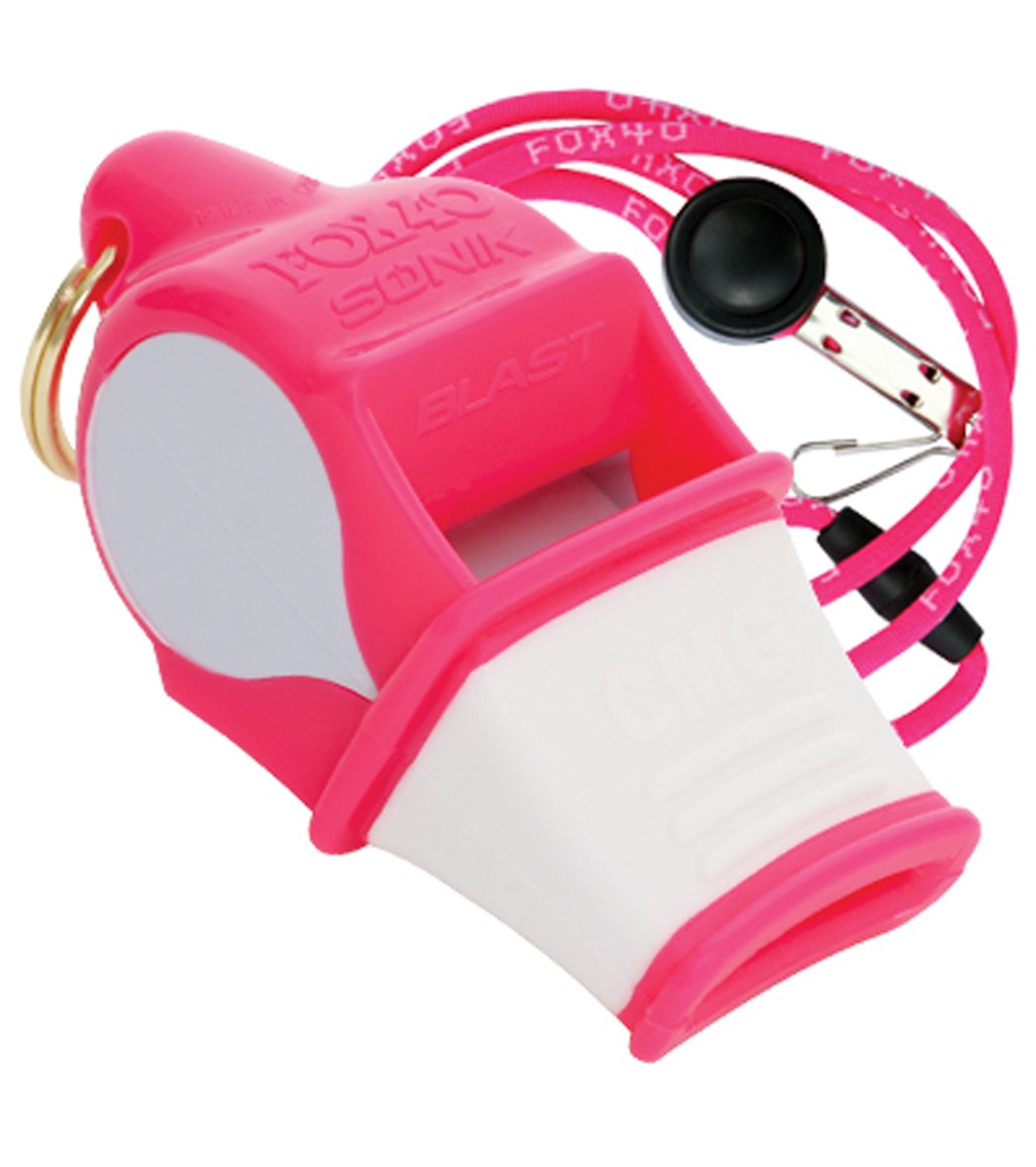 Fox40 Sonik Blast CMG Multi Color Lifeguard Whistle w/ Lanyard