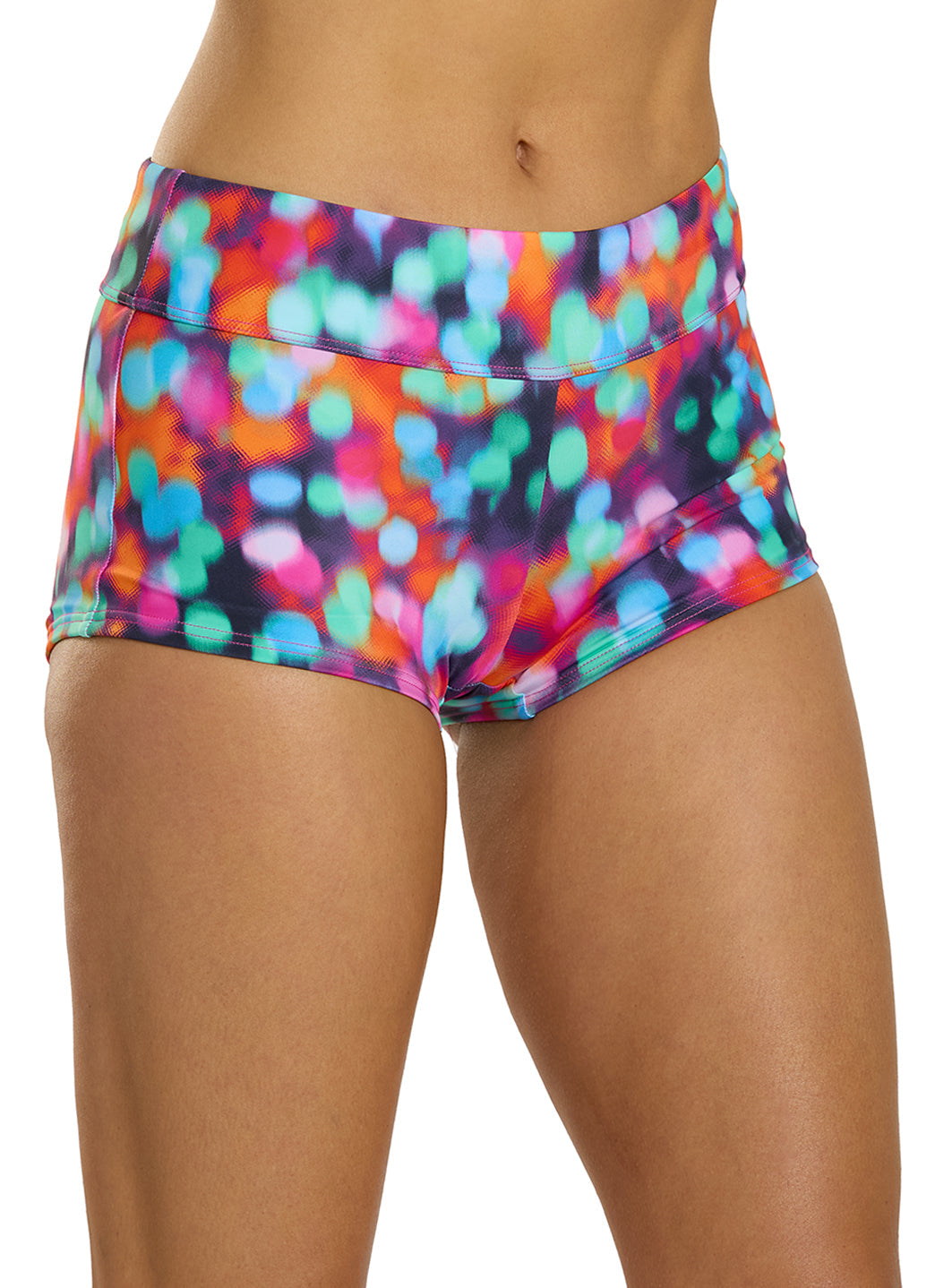 TYR Women's Daystar Della Boyshort Bikini Bottom