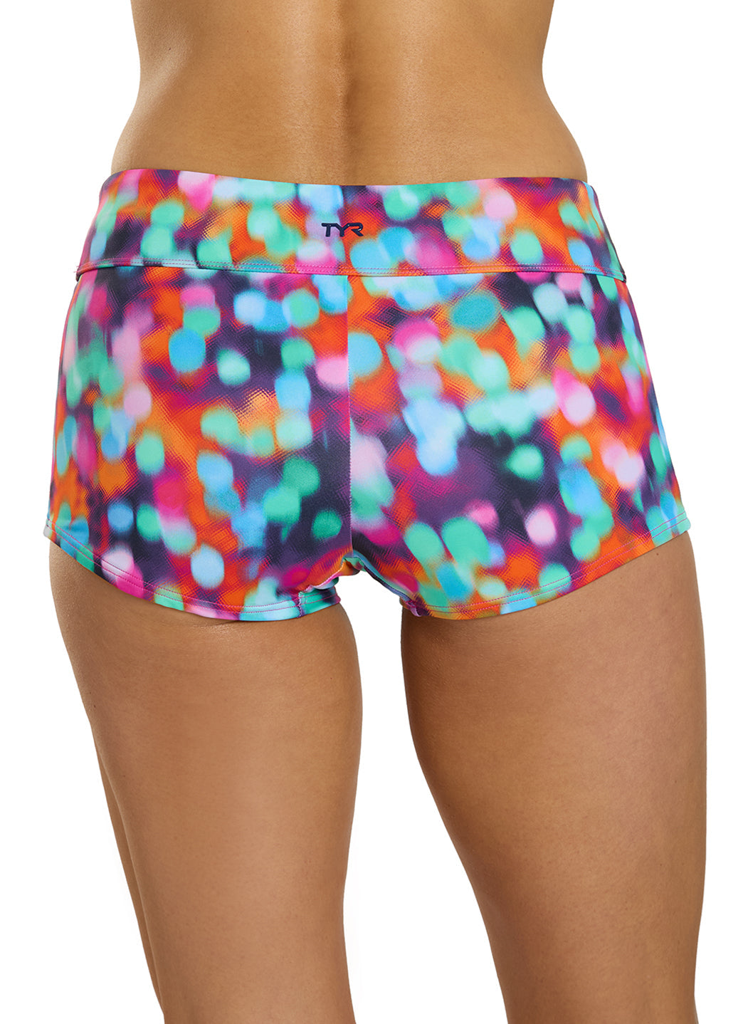 TYR Women's Daystar Della Boyshort Bikini Bottom