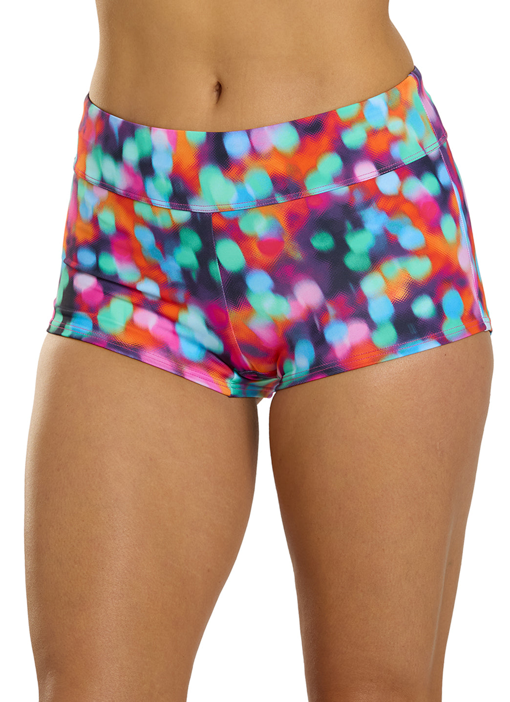 TYR Women's Daystar Della Boyshort Bikini Bottom
