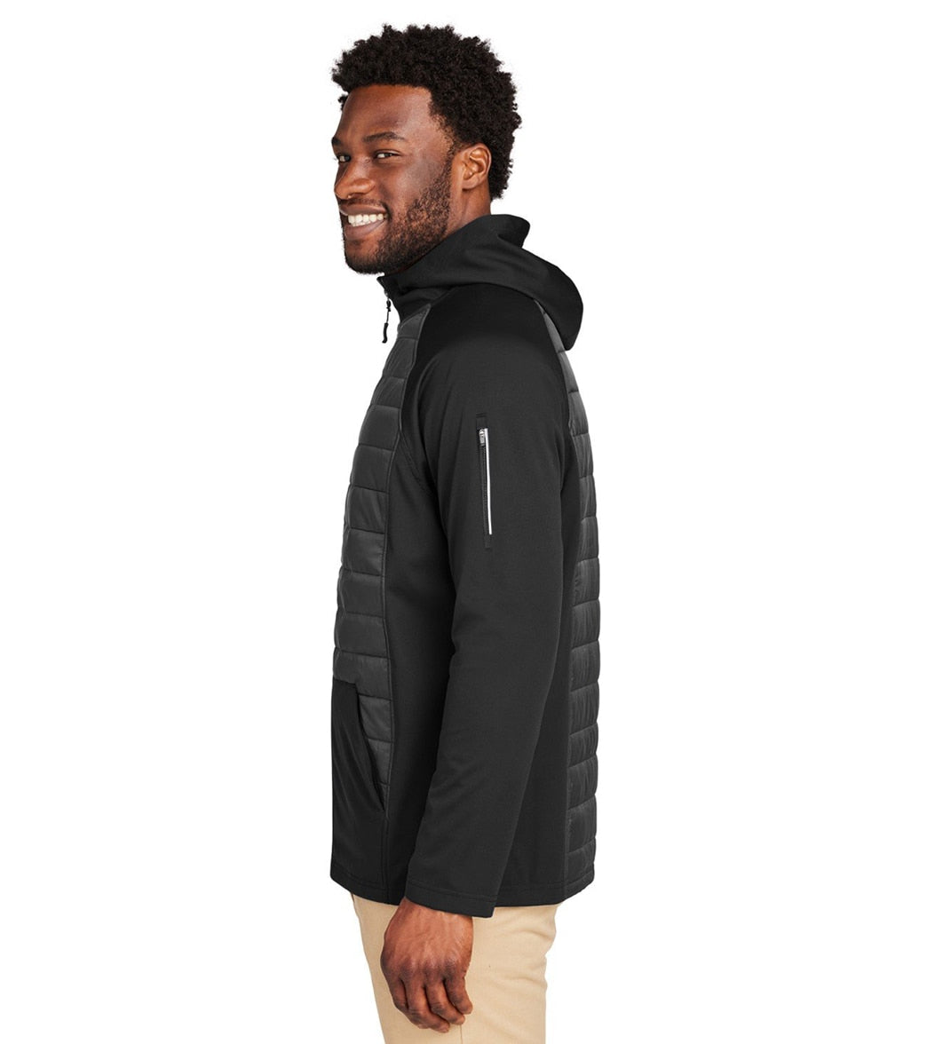 CORE365 Men's Techno Lite Hybrid Hooded Jacket