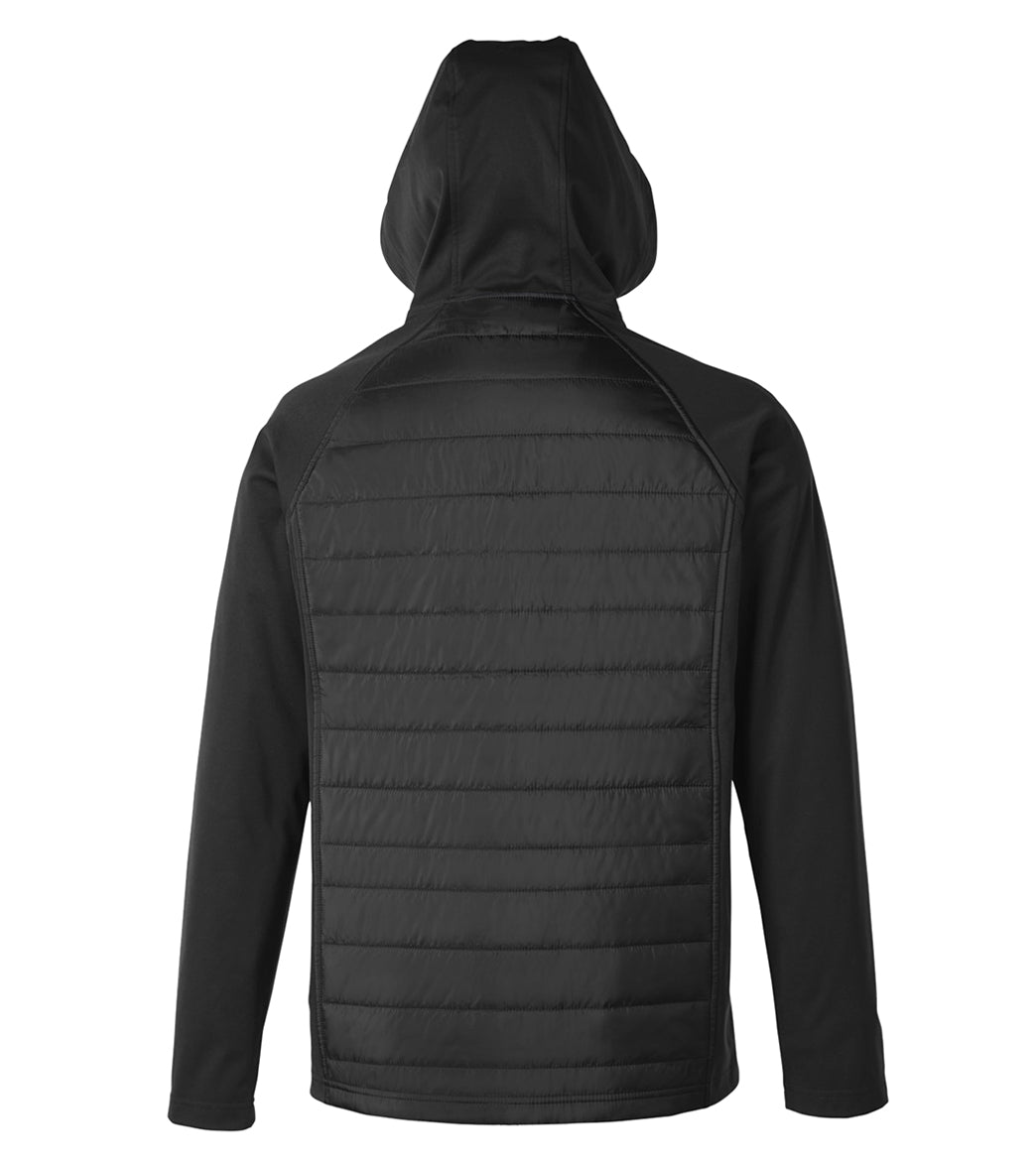 CORE365 Men's Techno Lite Hybrid Hooded Jacket