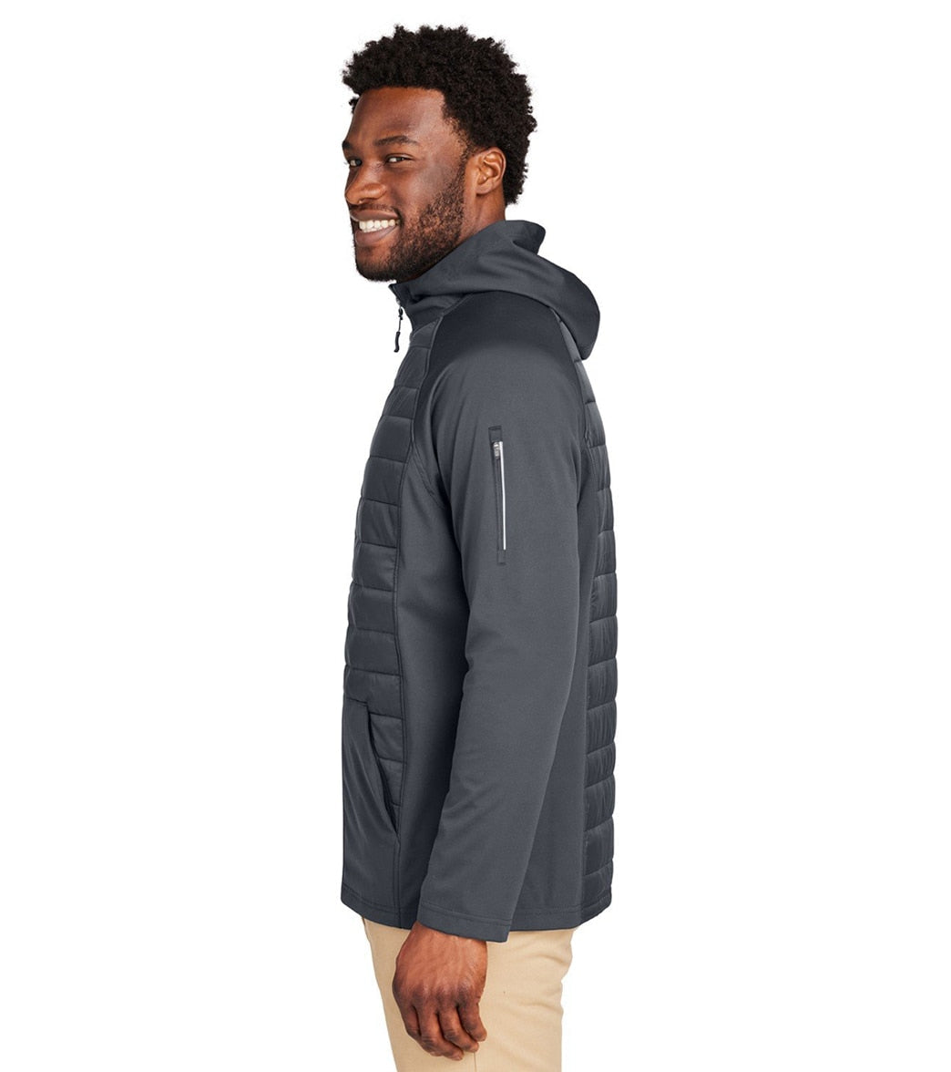 CORE365 Men's Techno Lite Hybrid Hooded Jacket