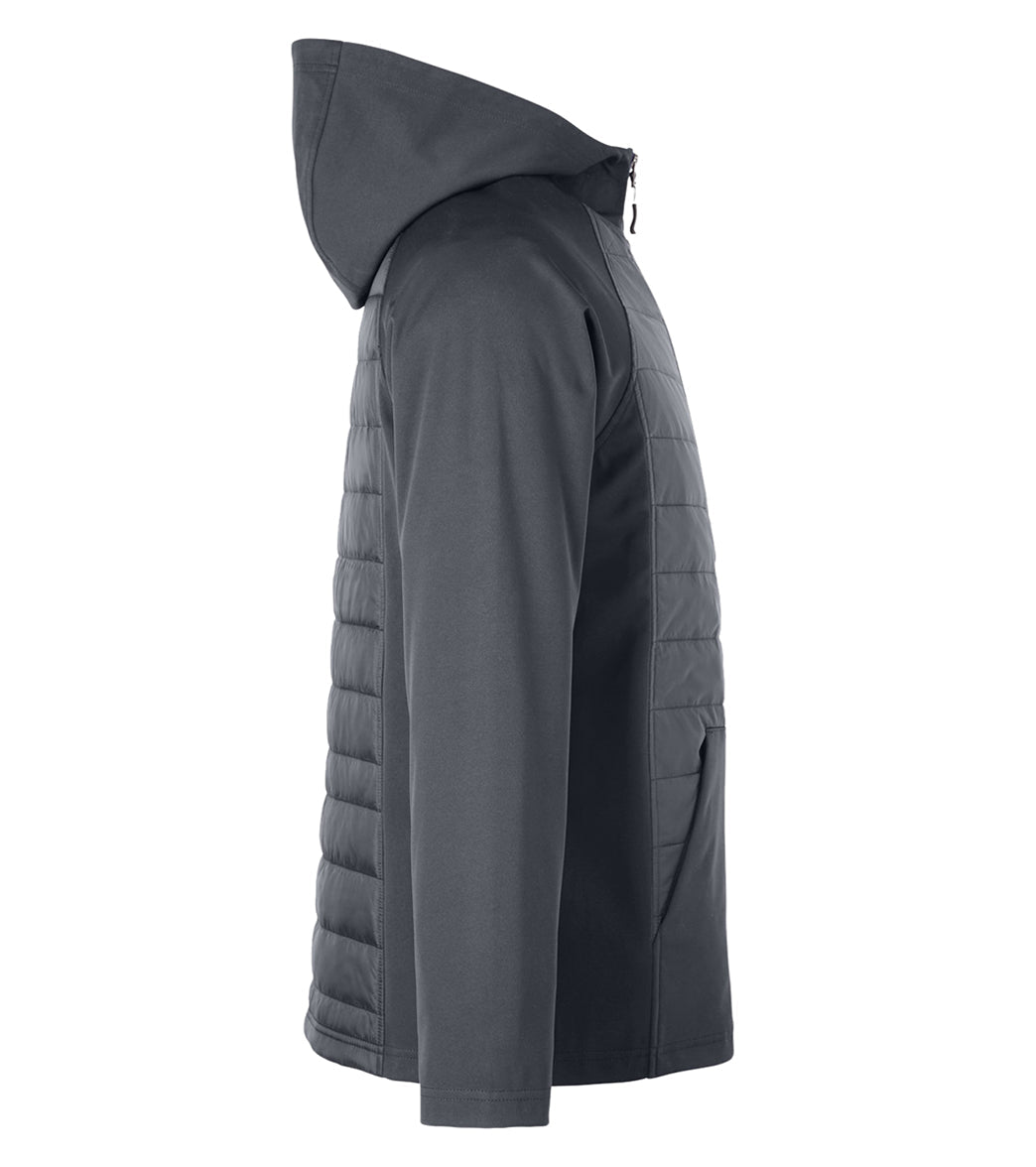 CORE365 Men's Techno Lite Hybrid Hooded Jacket