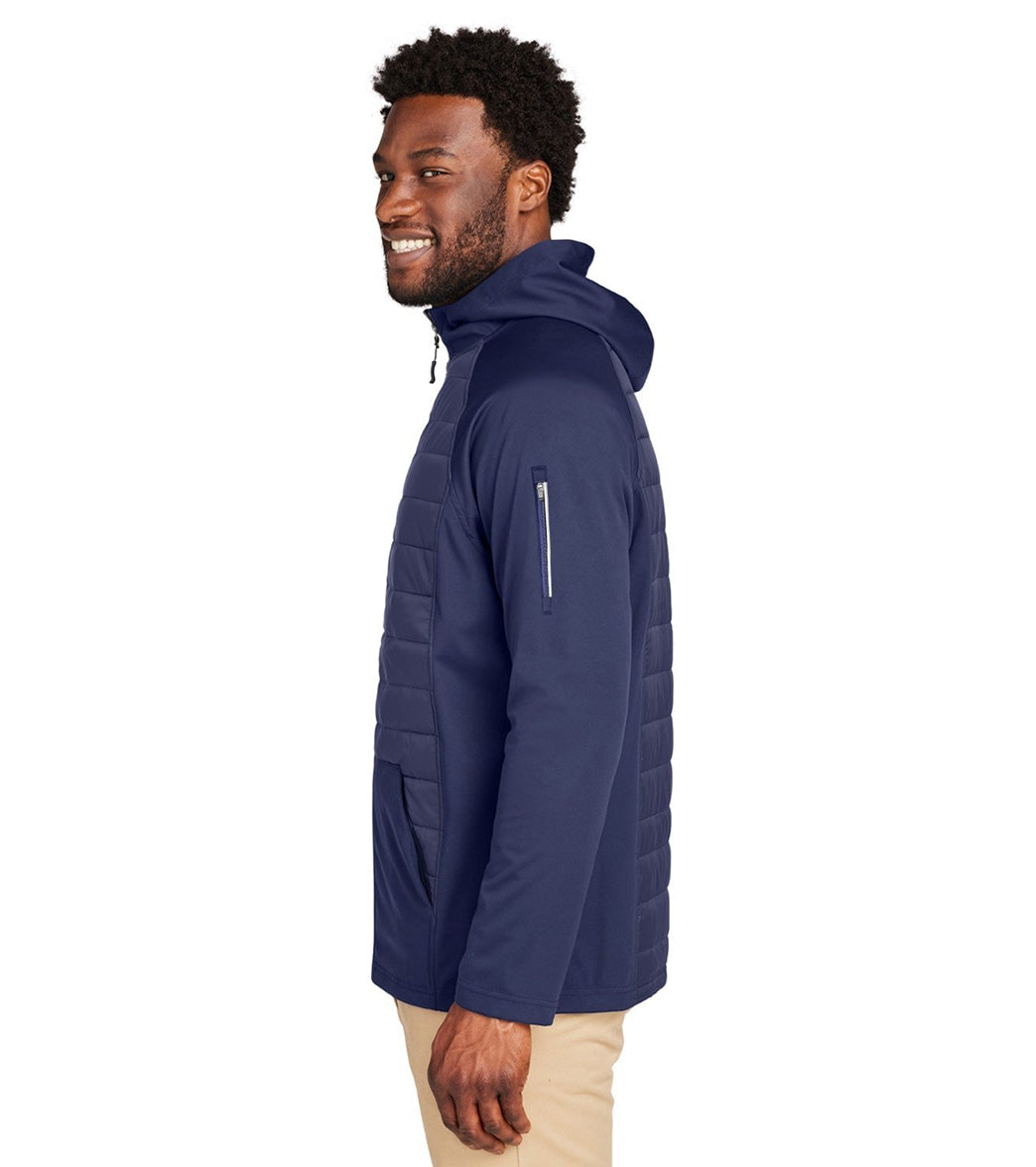 CORE365 Men's Techno Lite Hybrid Hooded Jacket