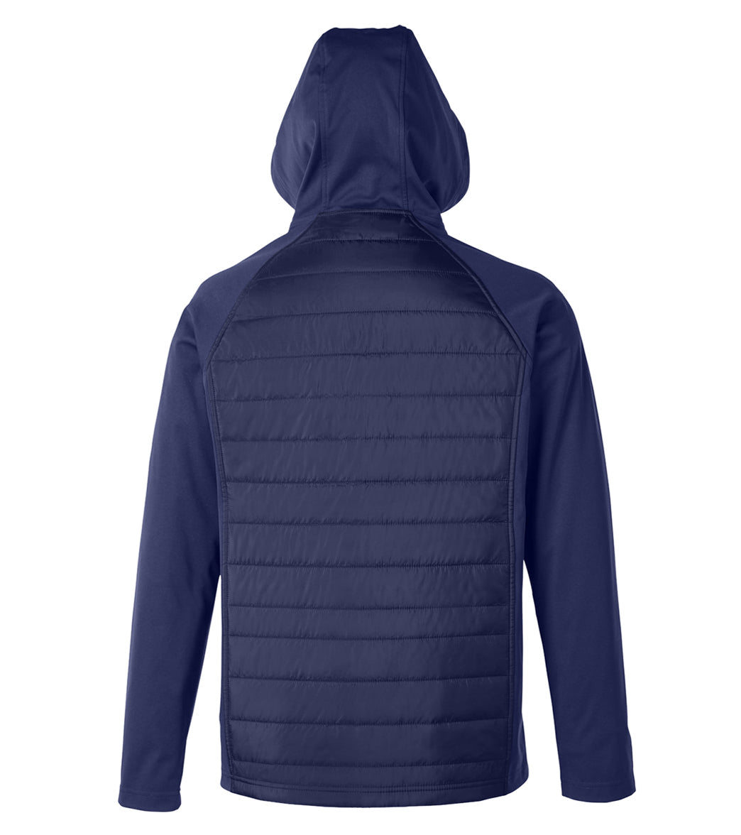 CORE365 Men's Techno Lite Hybrid Hooded Jacket