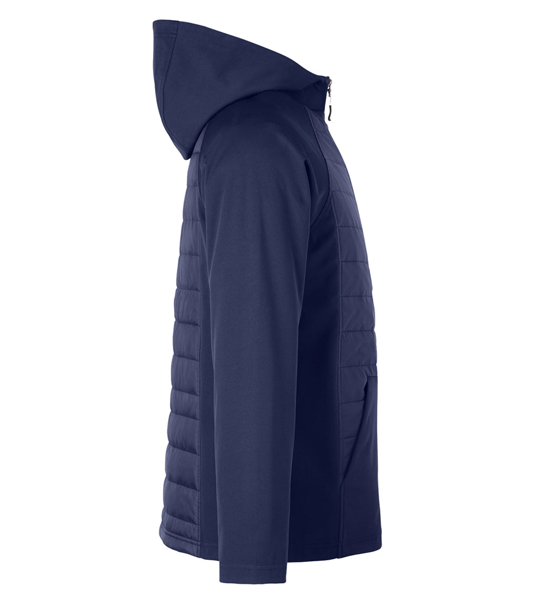 CORE365 Men's Techno Lite Hybrid Hooded Jacket