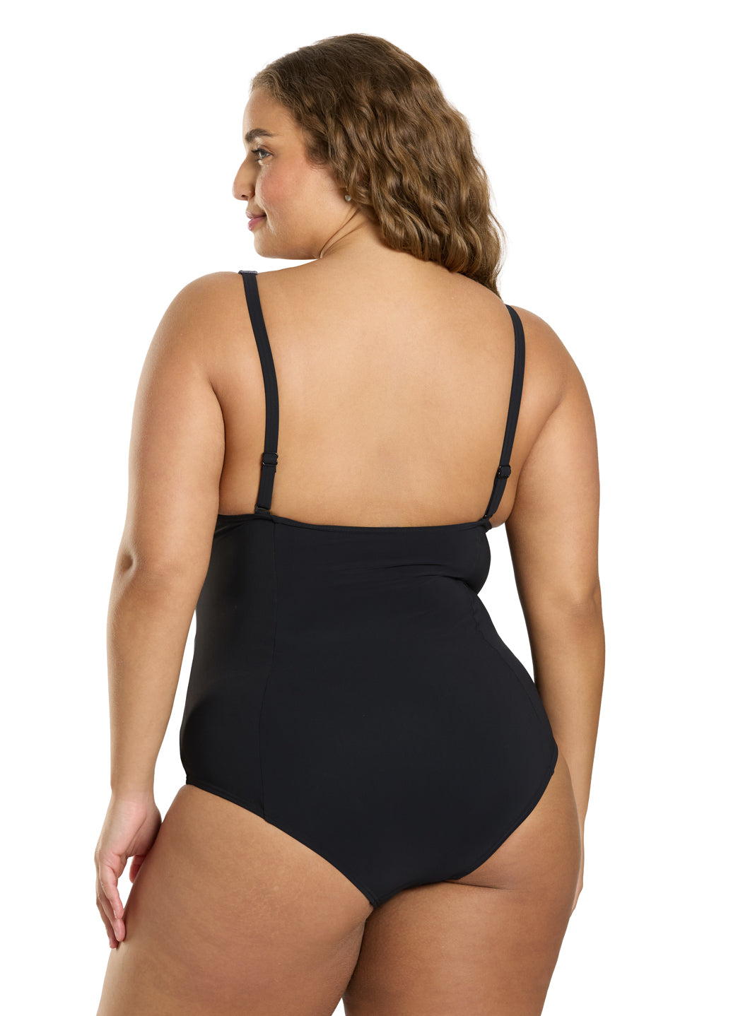 Arena Women's Plus Size Isabel Light Cross Back One Piece Swimsuit
