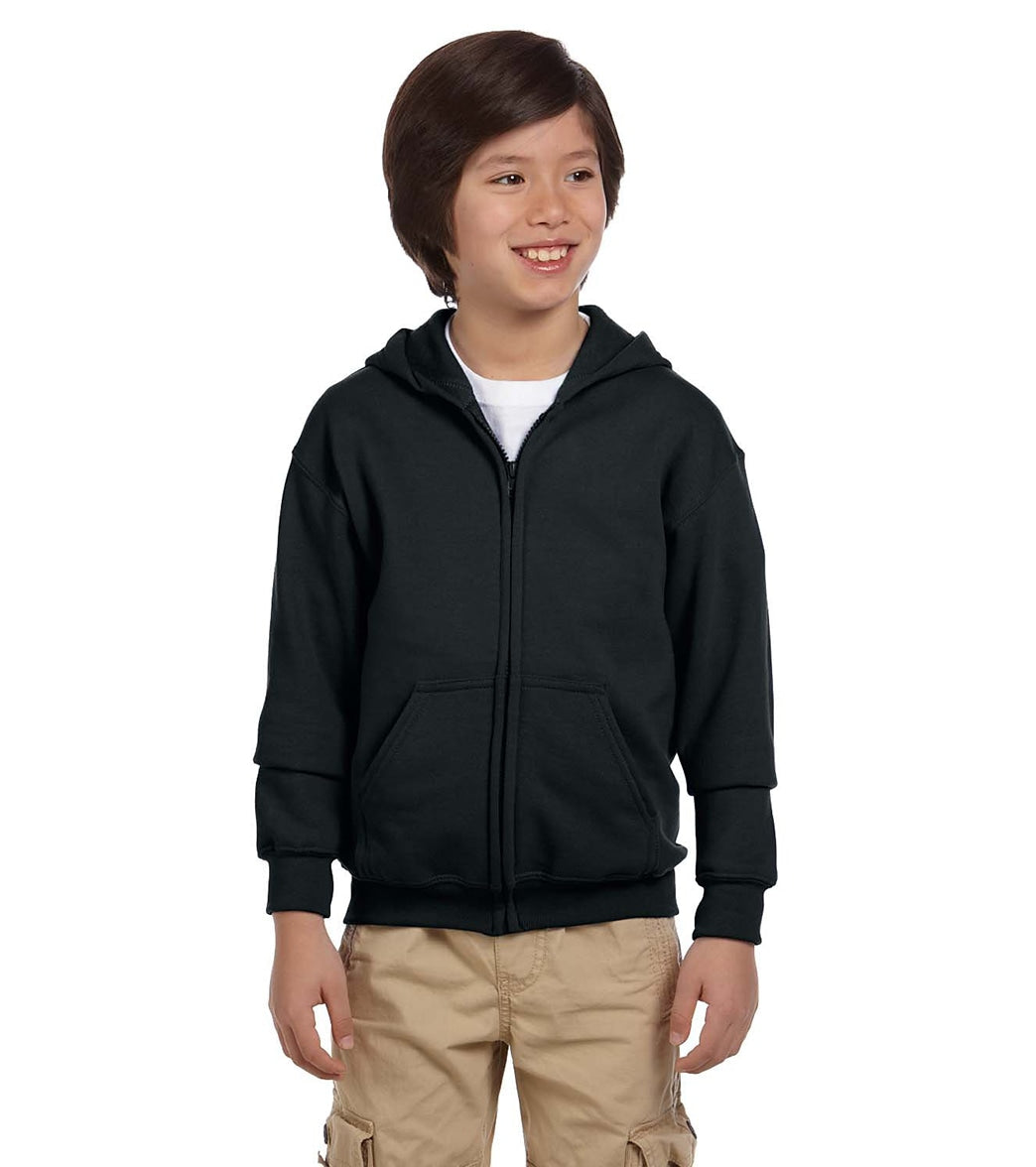 Gildan Youth Heavy Blend Full-Zip Hooded Sweatshirt