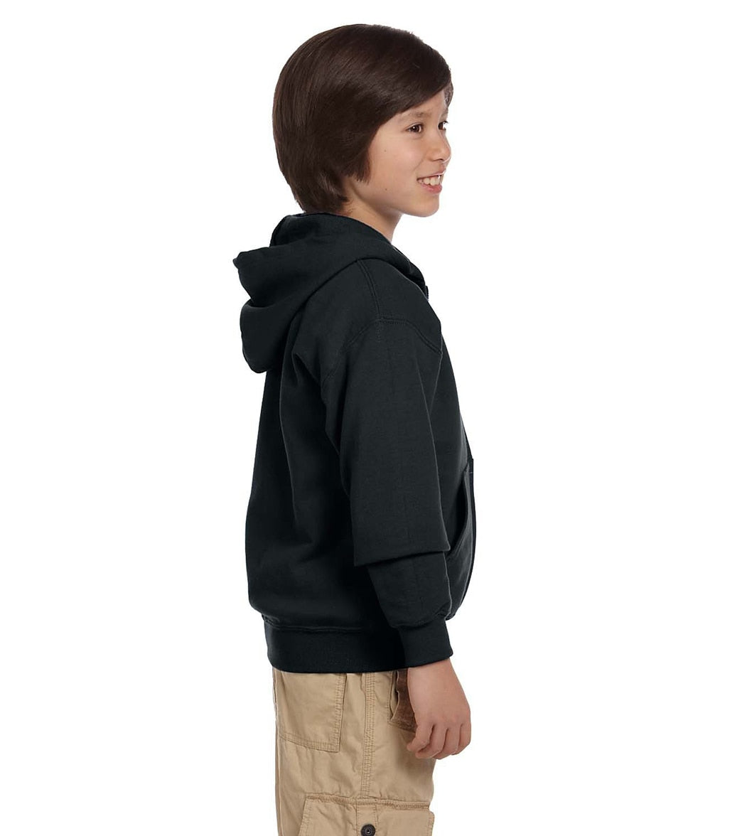 Gildan Youth Heavy Blend Full-Zip Hooded Sweatshirt