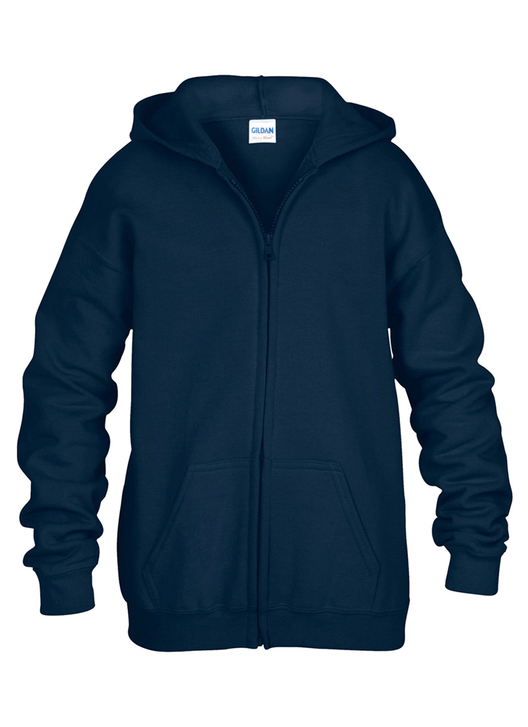 Gildan Youth Heavy Blend Full-Zip Hooded Sweatshirt