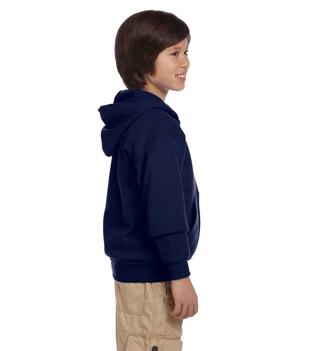 Gildan Youth Heavy Blend Full-Zip Hooded Sweatshirt