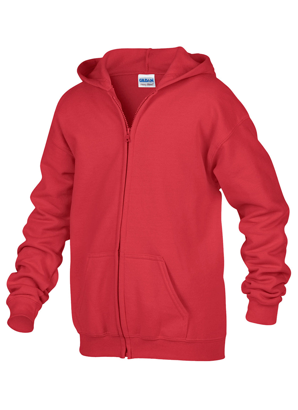 Gildan Youth Heavy Blend Full-Zip Hooded Sweatshirt