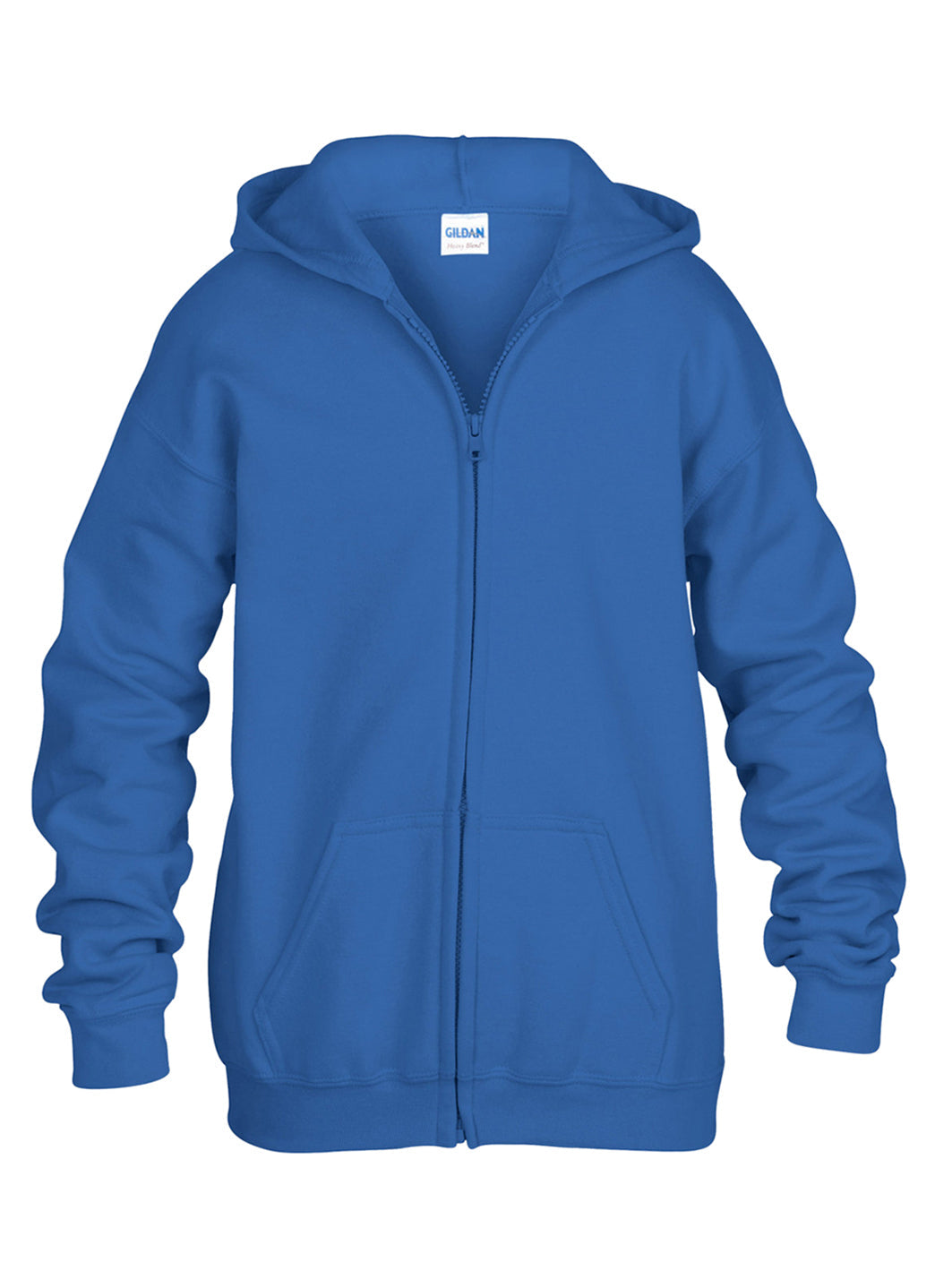 Gildan Youth Heavy Blend Full-Zip Hooded Sweatshirt