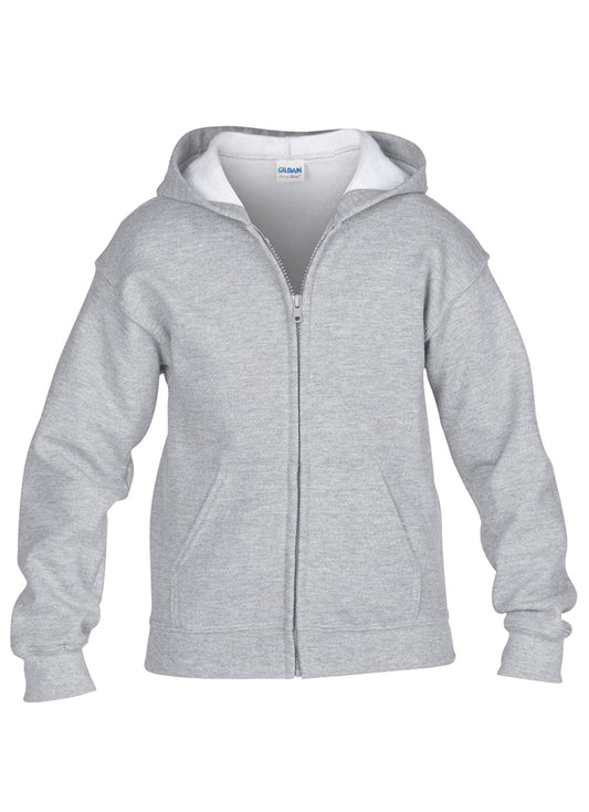 Gildan Youth Heavy Blend Full-Zip Hooded Sweatshirt
