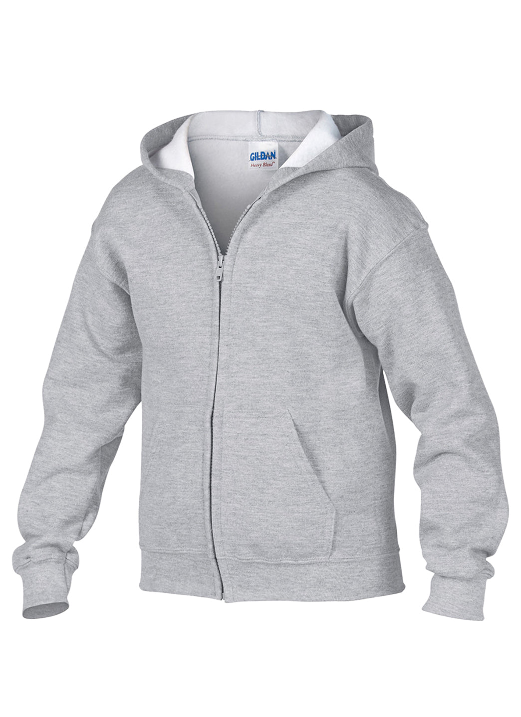 Gildan Youth Heavy Blend Full-Zip Hooded Sweatshirt