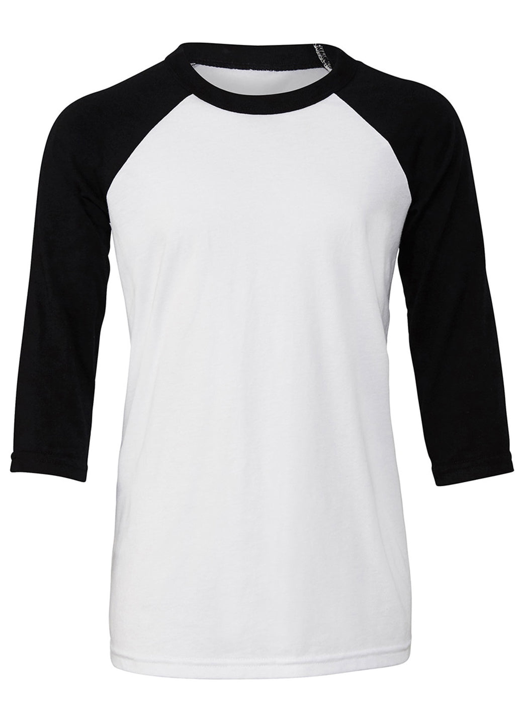 Bella + Canvas Youth 3/4-Sleeve Baseball T-Shirt