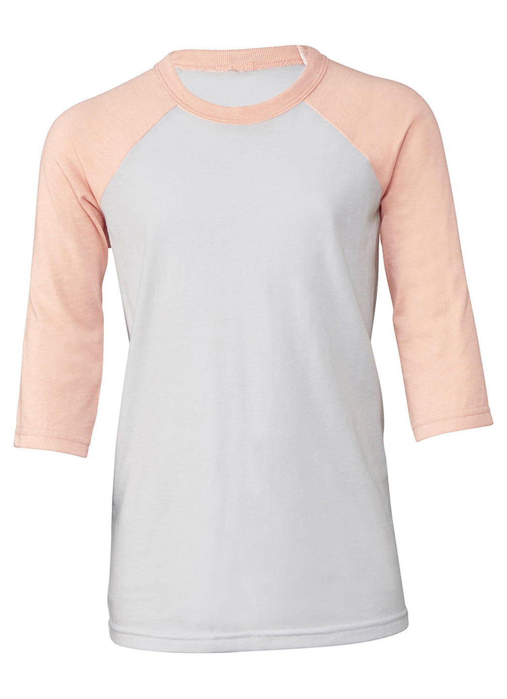 Bella + Canvas Youth 3/4-Sleeve Baseball T-Shirt