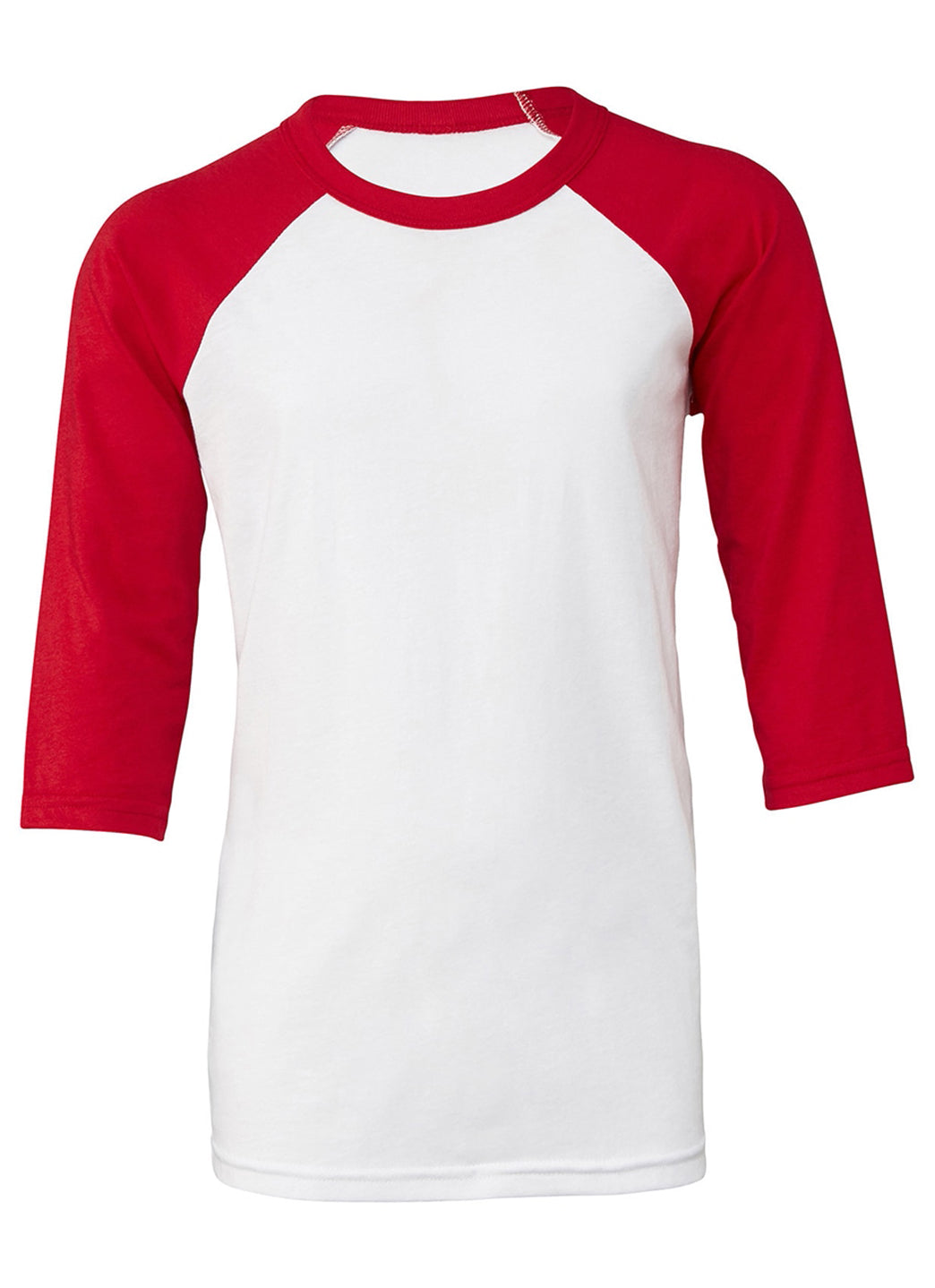 Bella + Canvas Youth 3/4-Sleeve Baseball T-Shirt