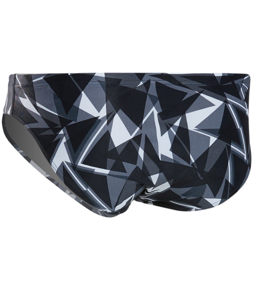 Arena Men's Shattered Glass MaxLife Brief Swimsuit