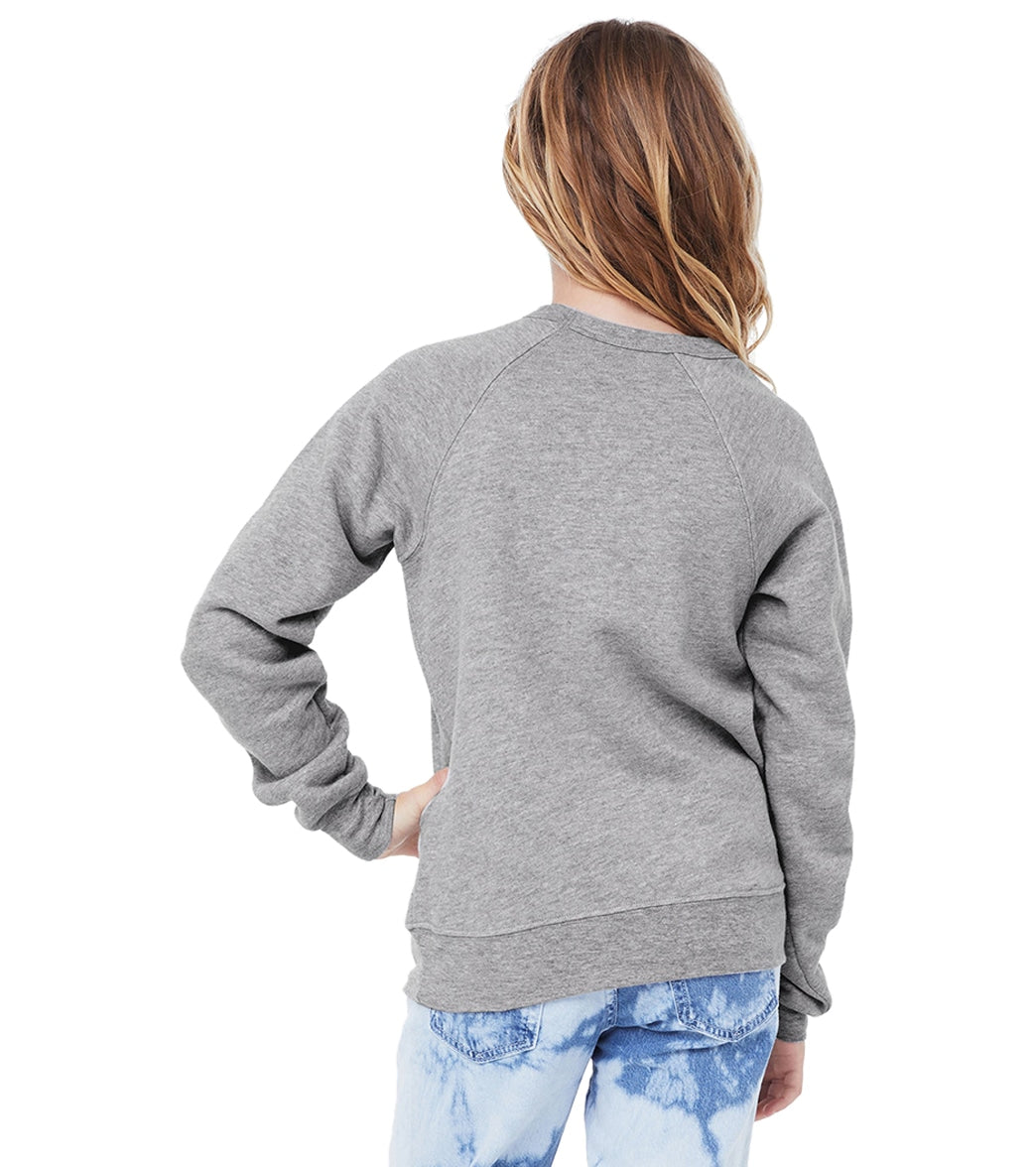 Bella + Canvas Youth Sponge Fleece Raglan Sweatshirt