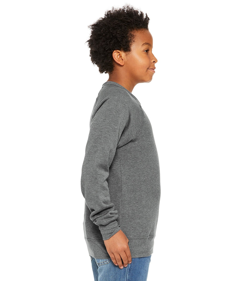 Bella + Canvas Youth Sponge Fleece Raglan Sweatshirt