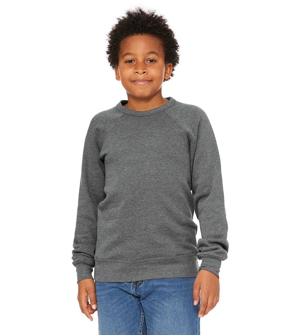Bella + Canvas Youth Sponge Fleece Raglan Sweatshirt