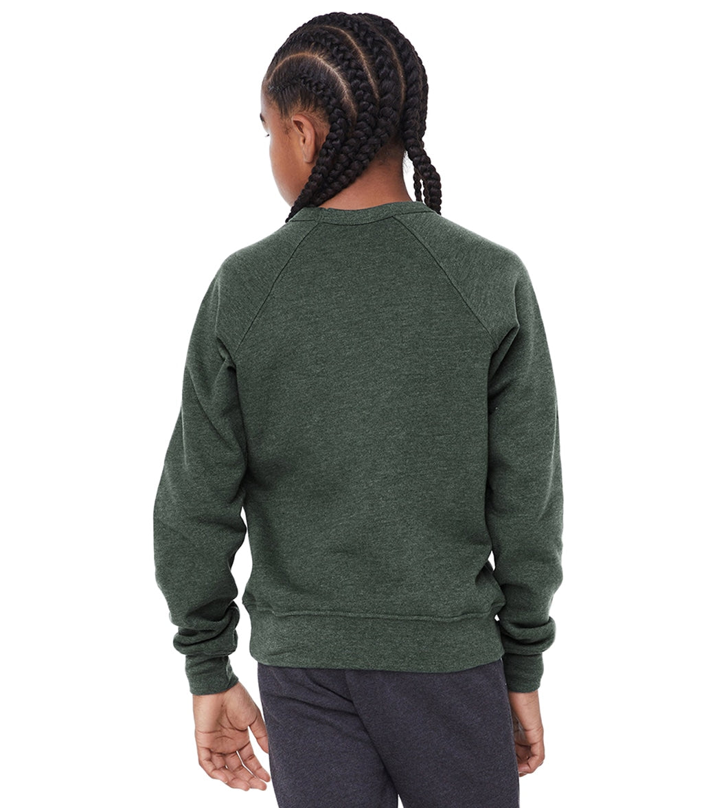 Bella + Canvas Youth Sponge Fleece Raglan Sweatshirt