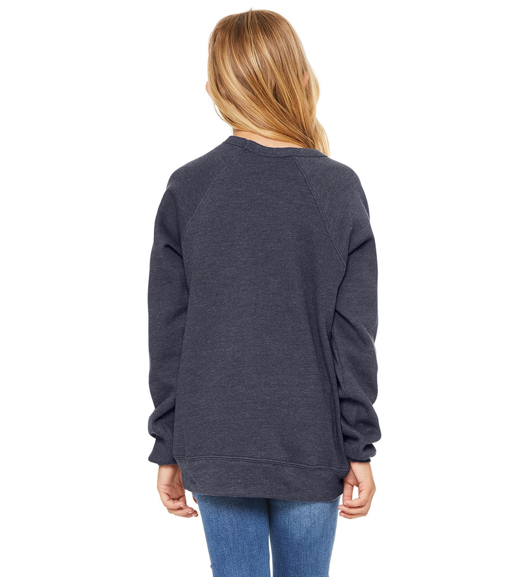 Bella + Canvas Youth Sponge Fleece Raglan Sweatshirt