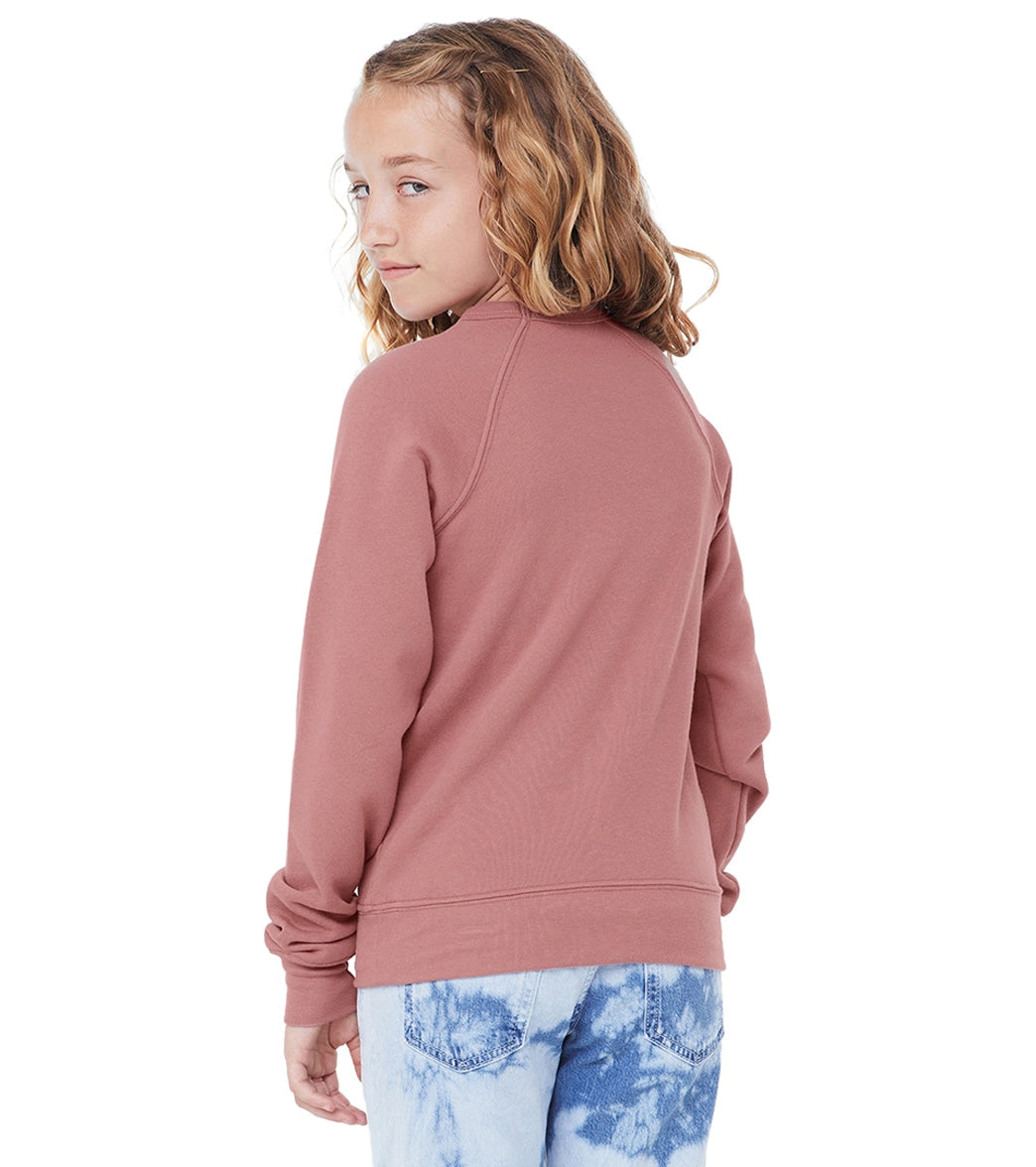 Bella + Canvas Youth Sponge Fleece Raglan Sweatshirt