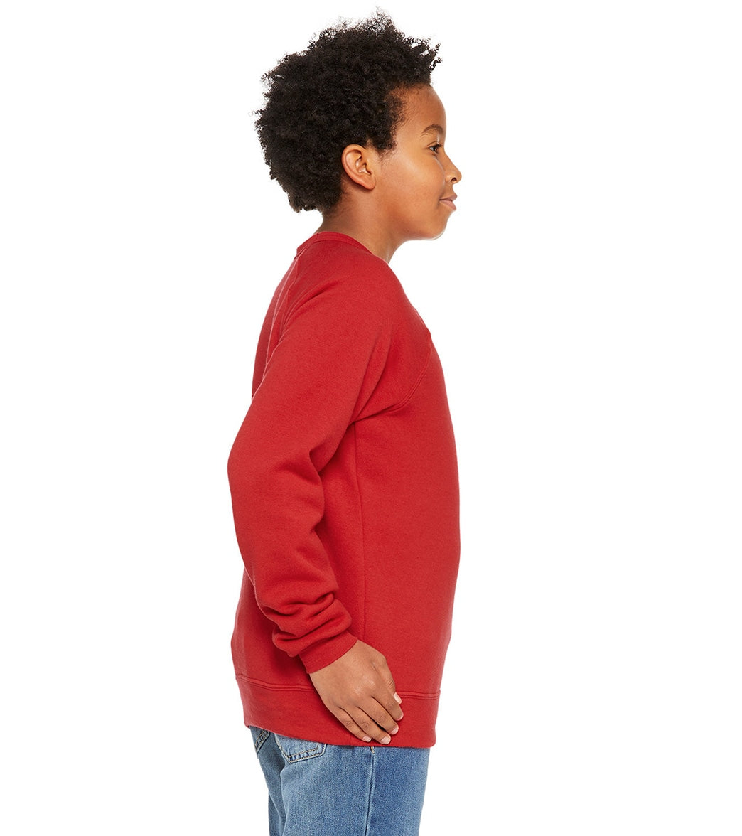 Bella + Canvas Youth Sponge Fleece Raglan Sweatshirt