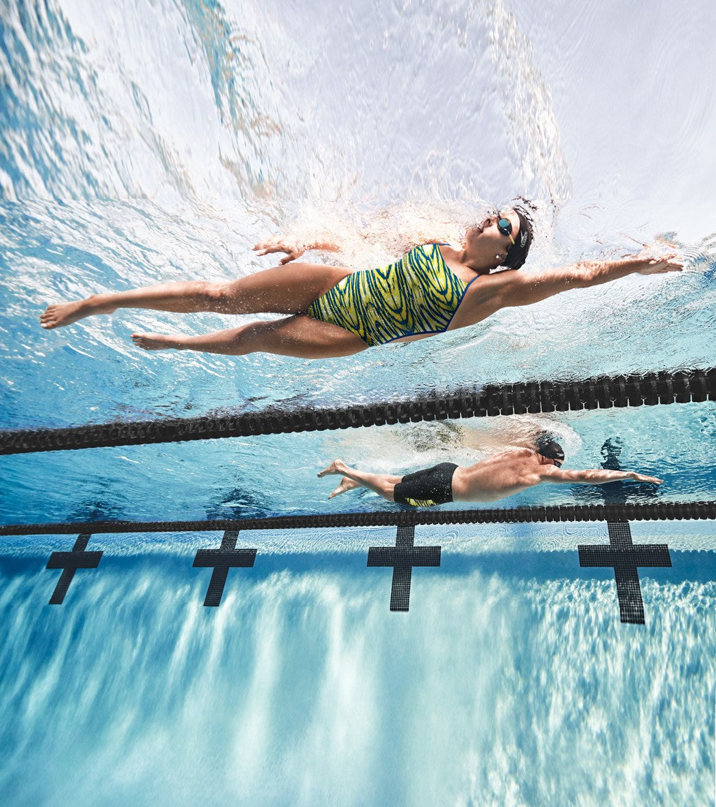 Speedo Women's Wave Wall Crossback One Piece Swimsuit