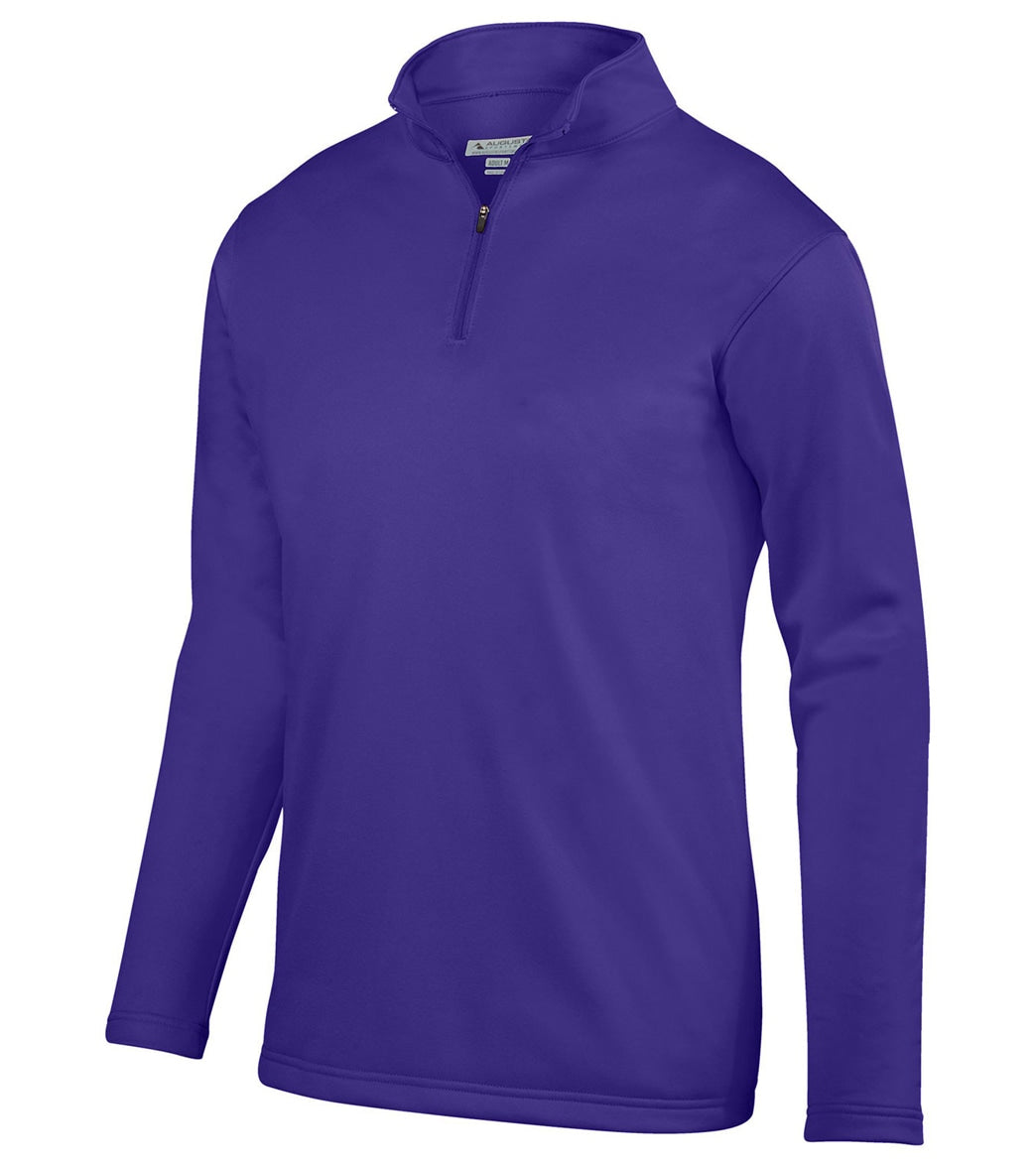 Augusta Sportswear Youth Wicking Fleece Quarter-Zip Pullover