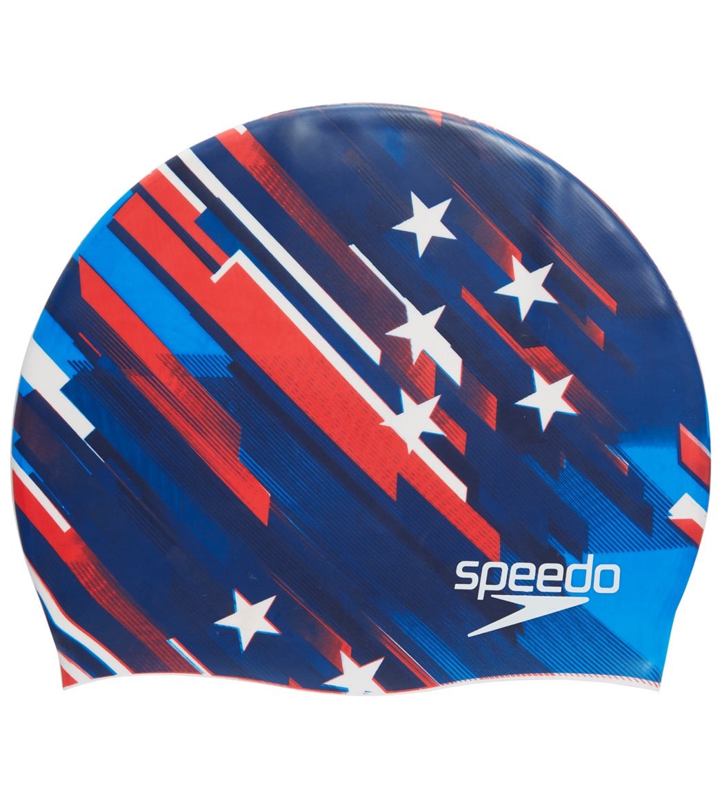 Speedo Elastomeric Printed Swim Cap