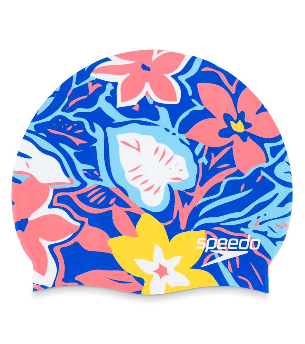 Speedo Elastomeric Printed Swim Cap