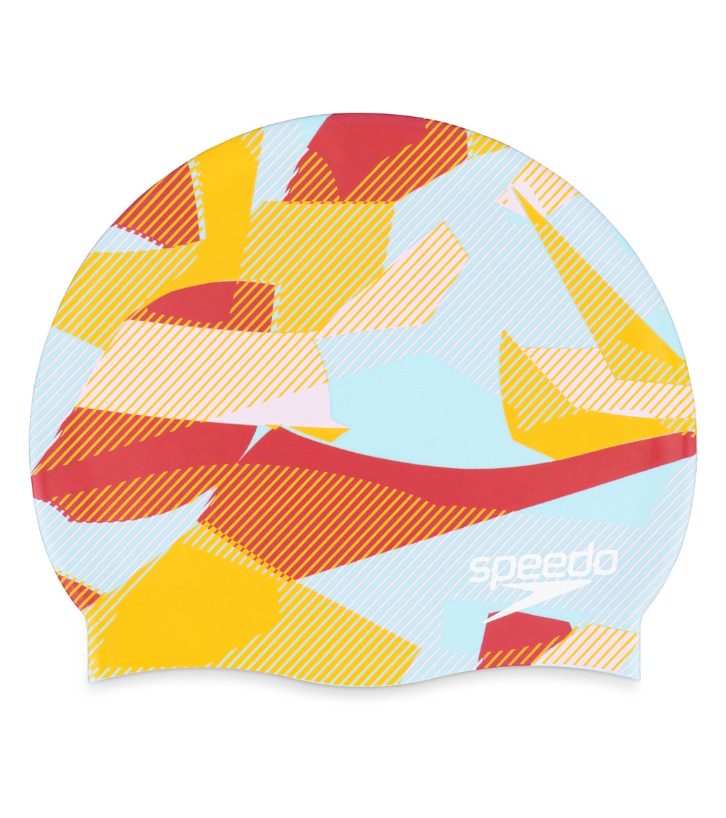 Speedo Elastomeric Printed Swim Cap