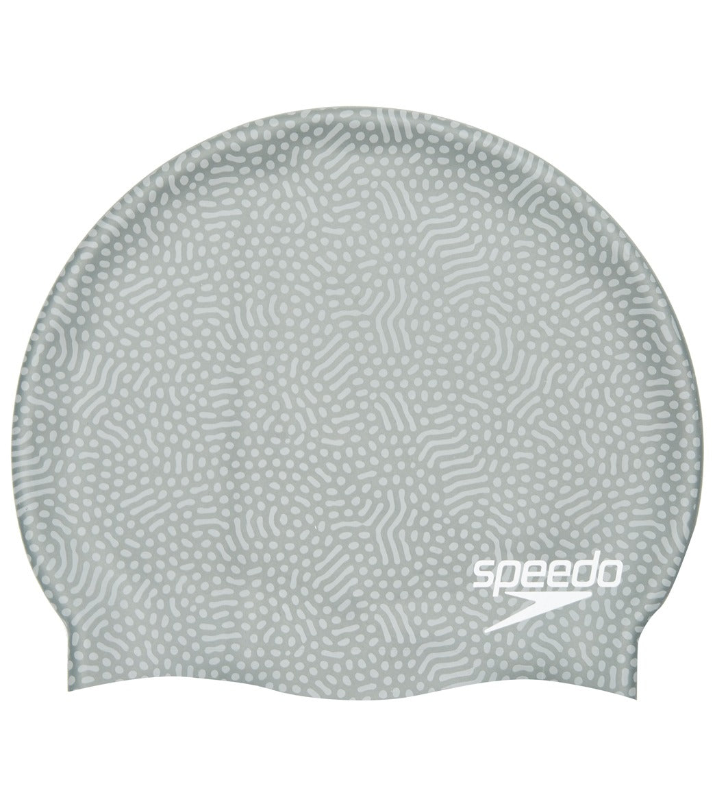Speedo Elastomeric Printed Swim Cap