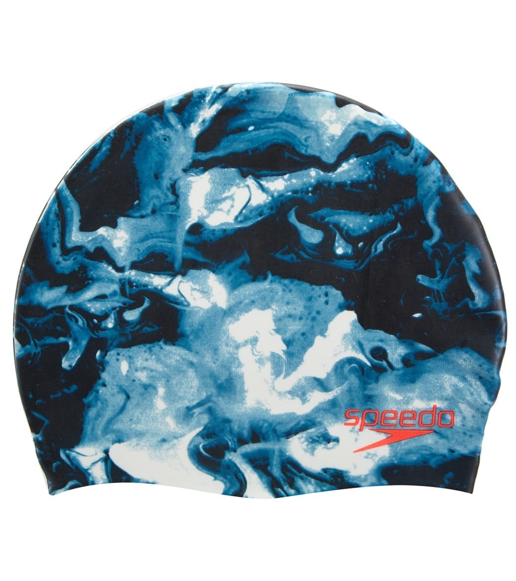 Speedo Elastomeric Printed Swim Cap