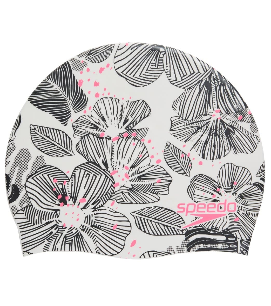 Speedo Elastomeric Printed Swim Cap