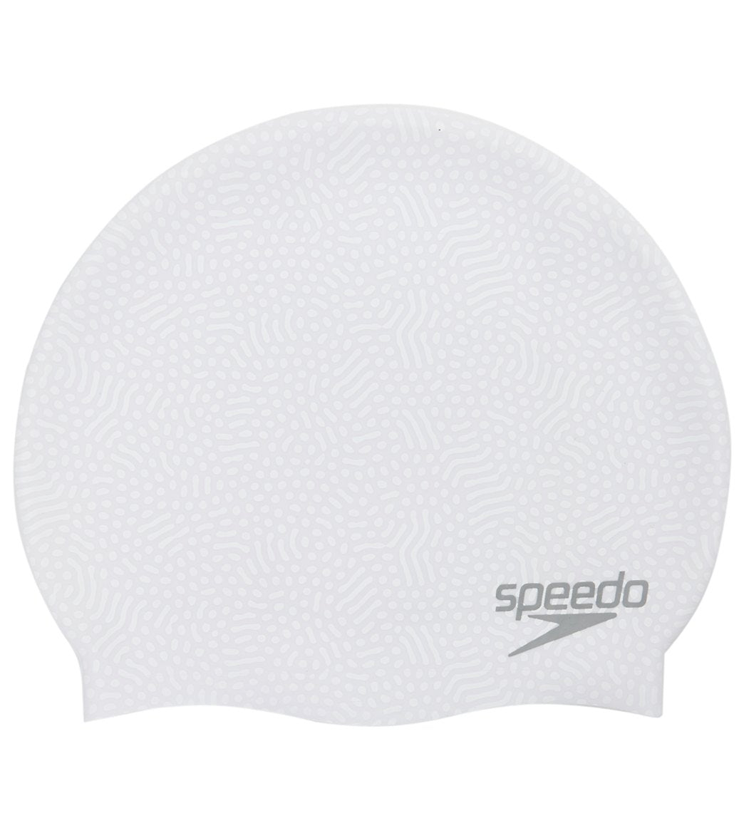 Speedo Elastomeric Printed Swim Cap
