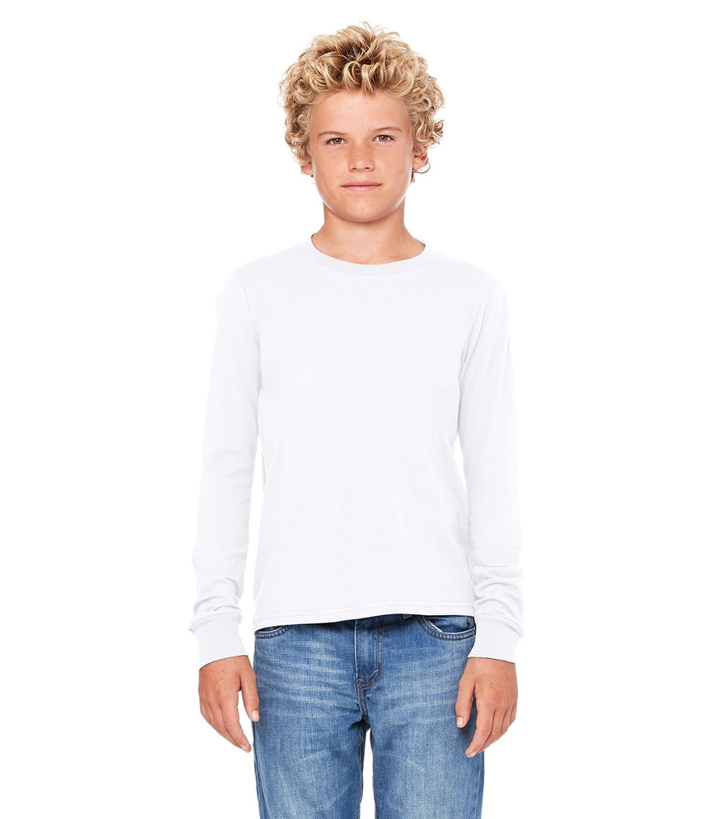Bella + Canvas Youth Jersey Long Sleeve T-Shirt