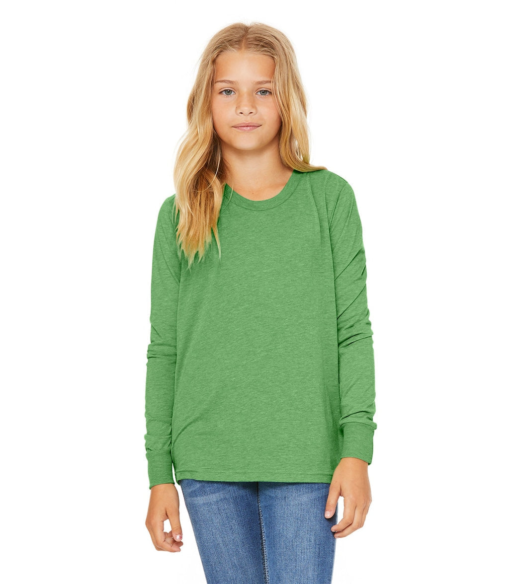 Bella + Canvas Youth Jersey Long Sleeve T-Shirt