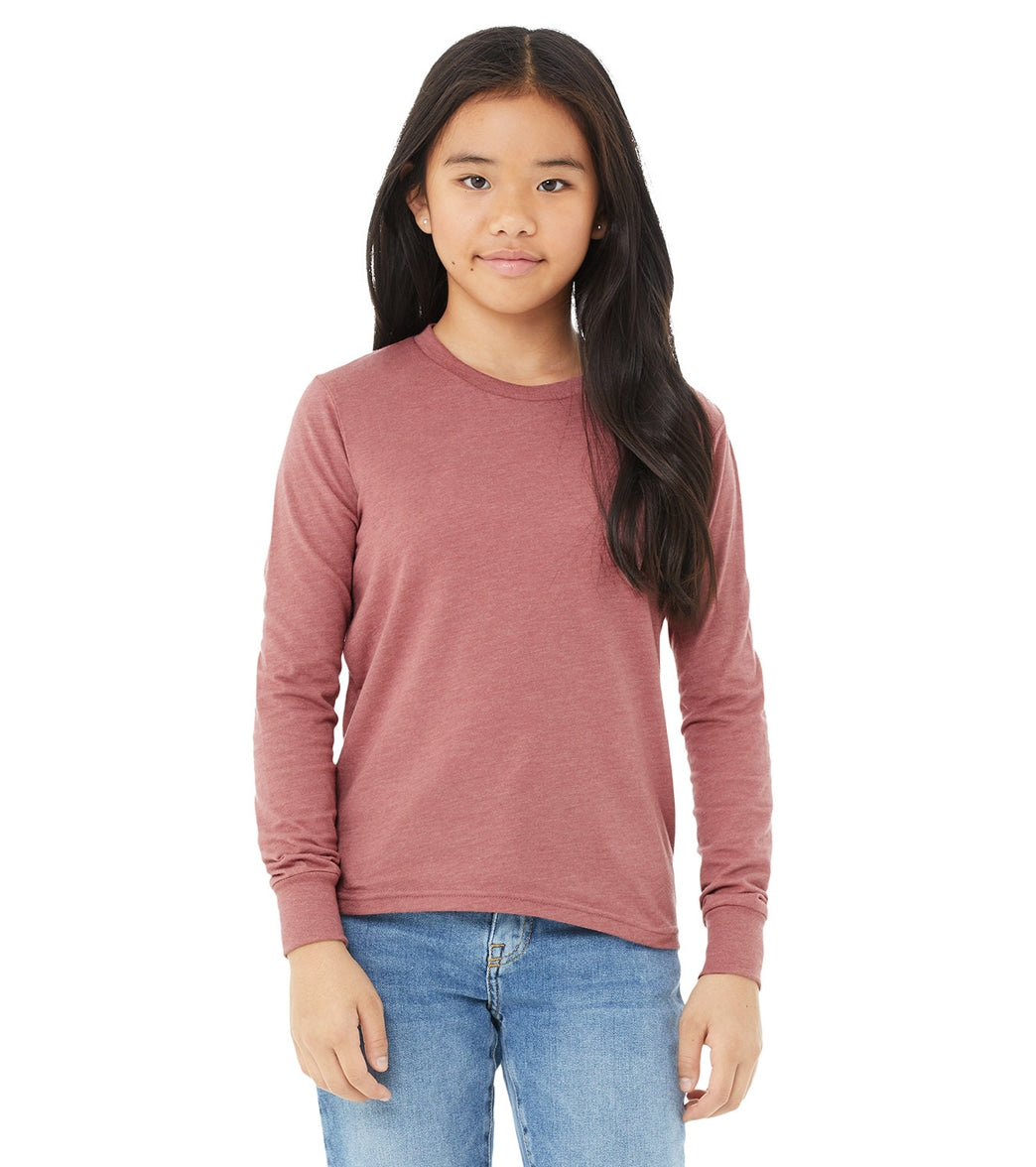 Bella + Canvas Youth Jersey Long Sleeve T-Shirt