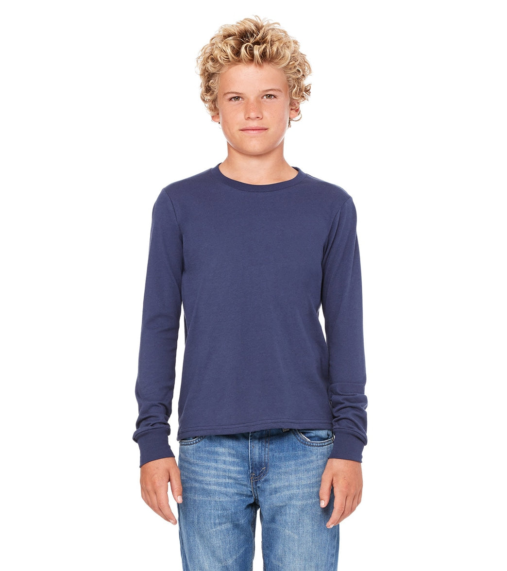 Bella + Canvas Youth Jersey Long Sleeve T-Shirt