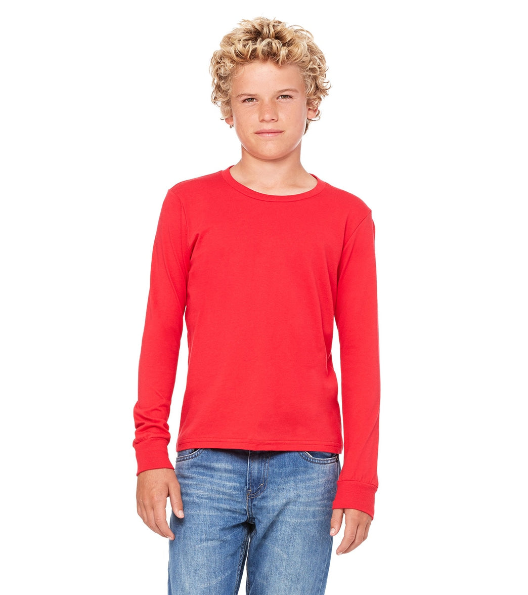 Bella + Canvas Youth Jersey Long Sleeve T-Shirt