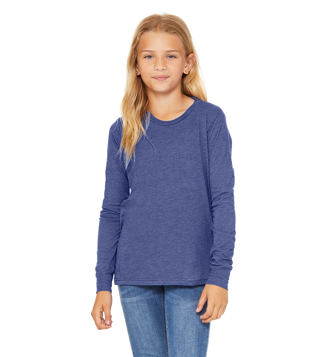 Bella + Canvas Youth Jersey Long Sleeve T-Shirt