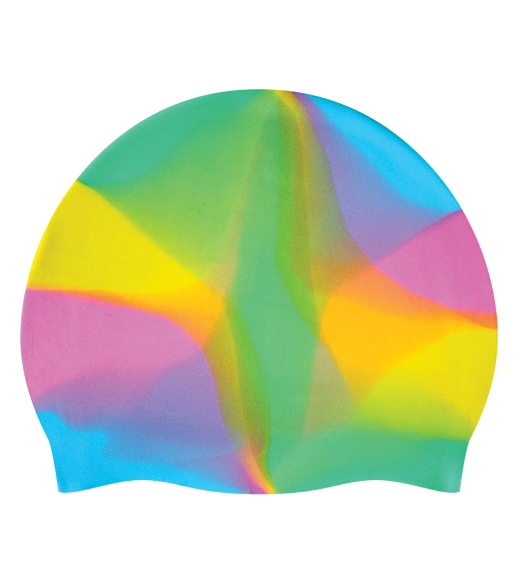 Custom Multicolor Silicone Swim Caps