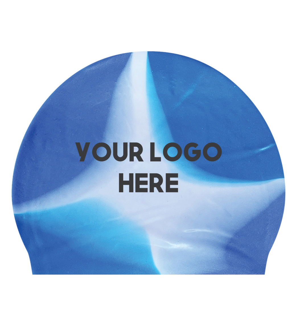 Custom Multicolor Silicone Swim Caps