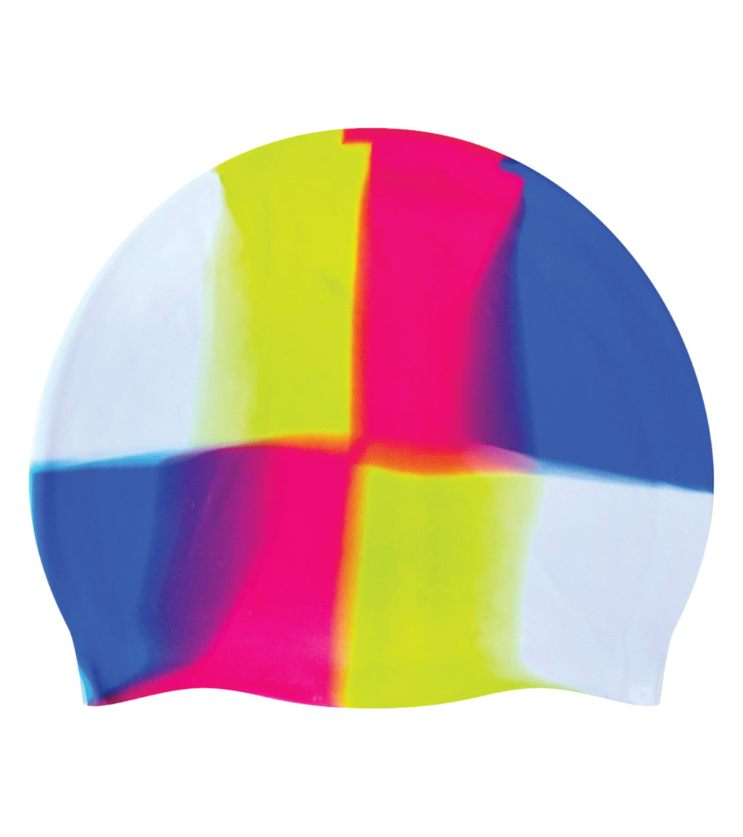 Custom Multicolor Silicone Swim Caps