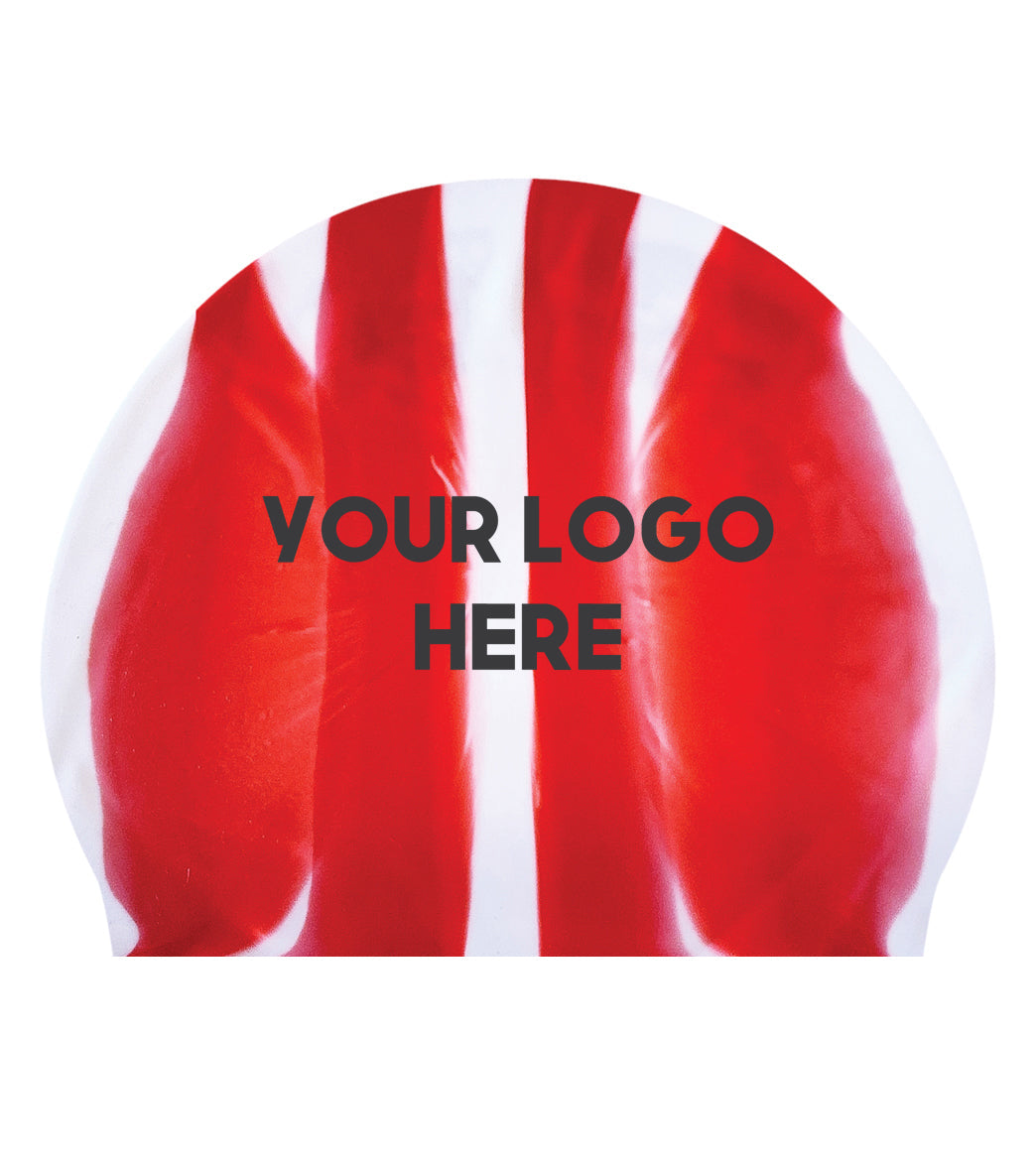 Custom Multicolor Silicone Swim Caps